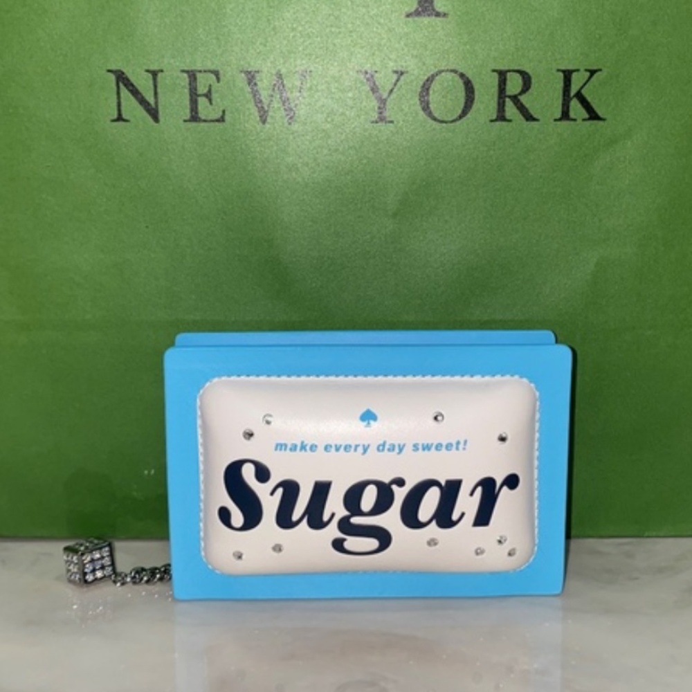 Kate Spade sugar packet coin purse NWT
